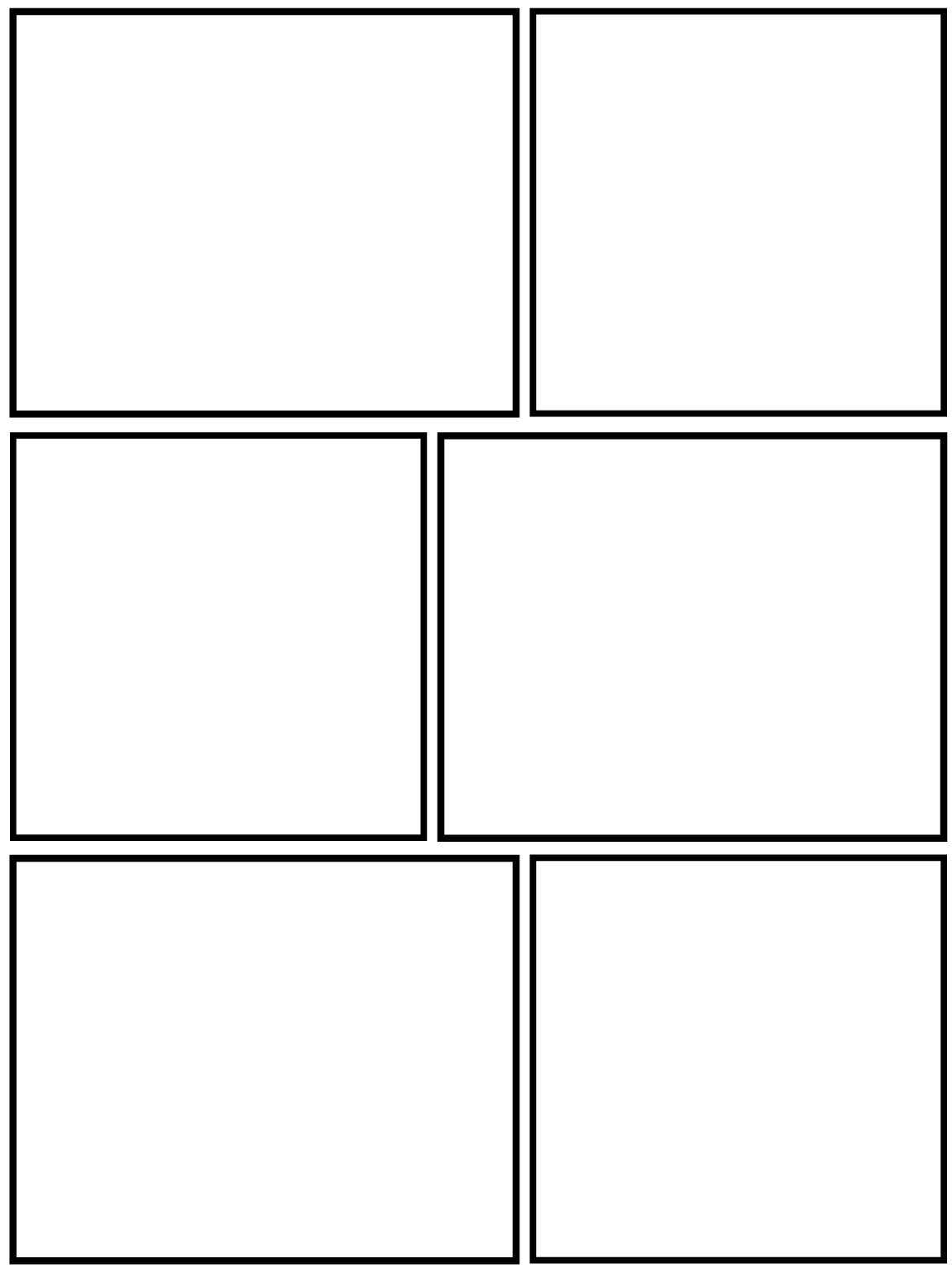 comic strip template with spee