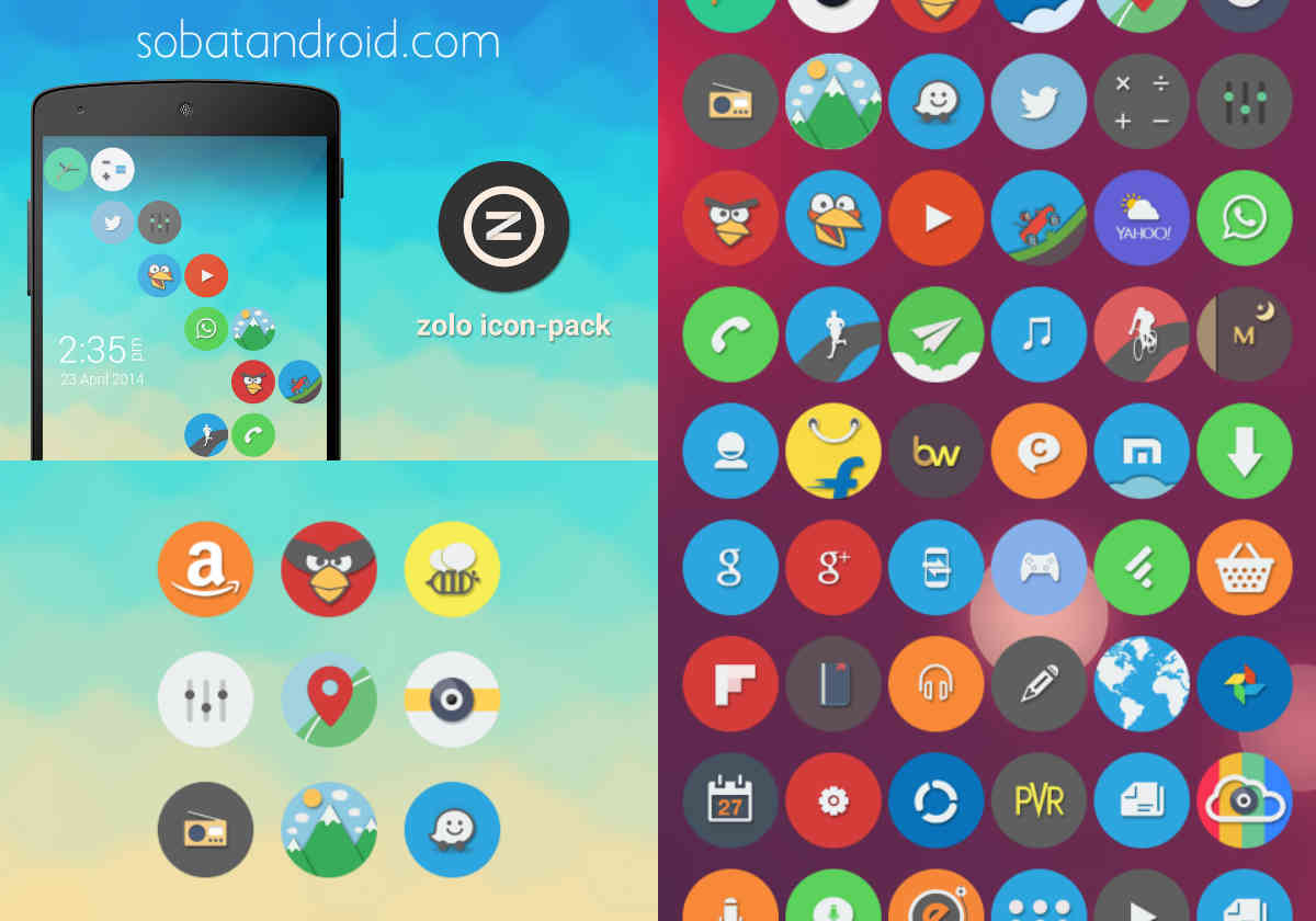 5 Icon Packs Gratis Terbaik ASUS Launcher Untuk Zenfone Series