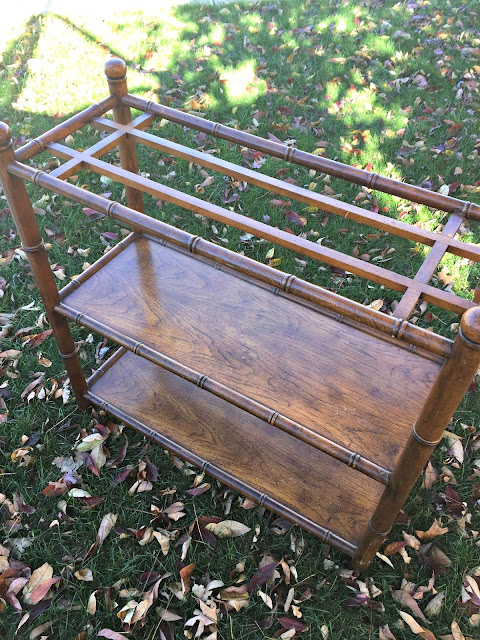 bamboo table makeover