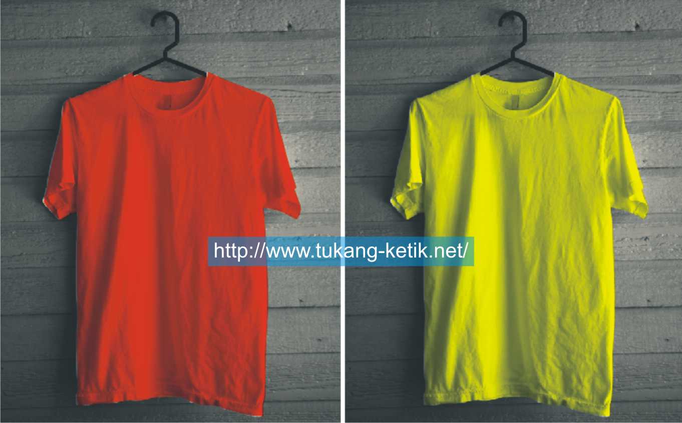 Cara Merubah Warna T-Shirt Mockup dengan CorelDRAW 