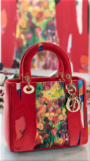 ♦Lady Dior Bags Art Edition 7th 2023 Artist Shara Hughes New York #dior #ladydior #bags #yellow #brilliantluxury