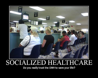 socialized healthcare do you trust dmv to save your life