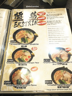 no pork serockya ramen jepang menu