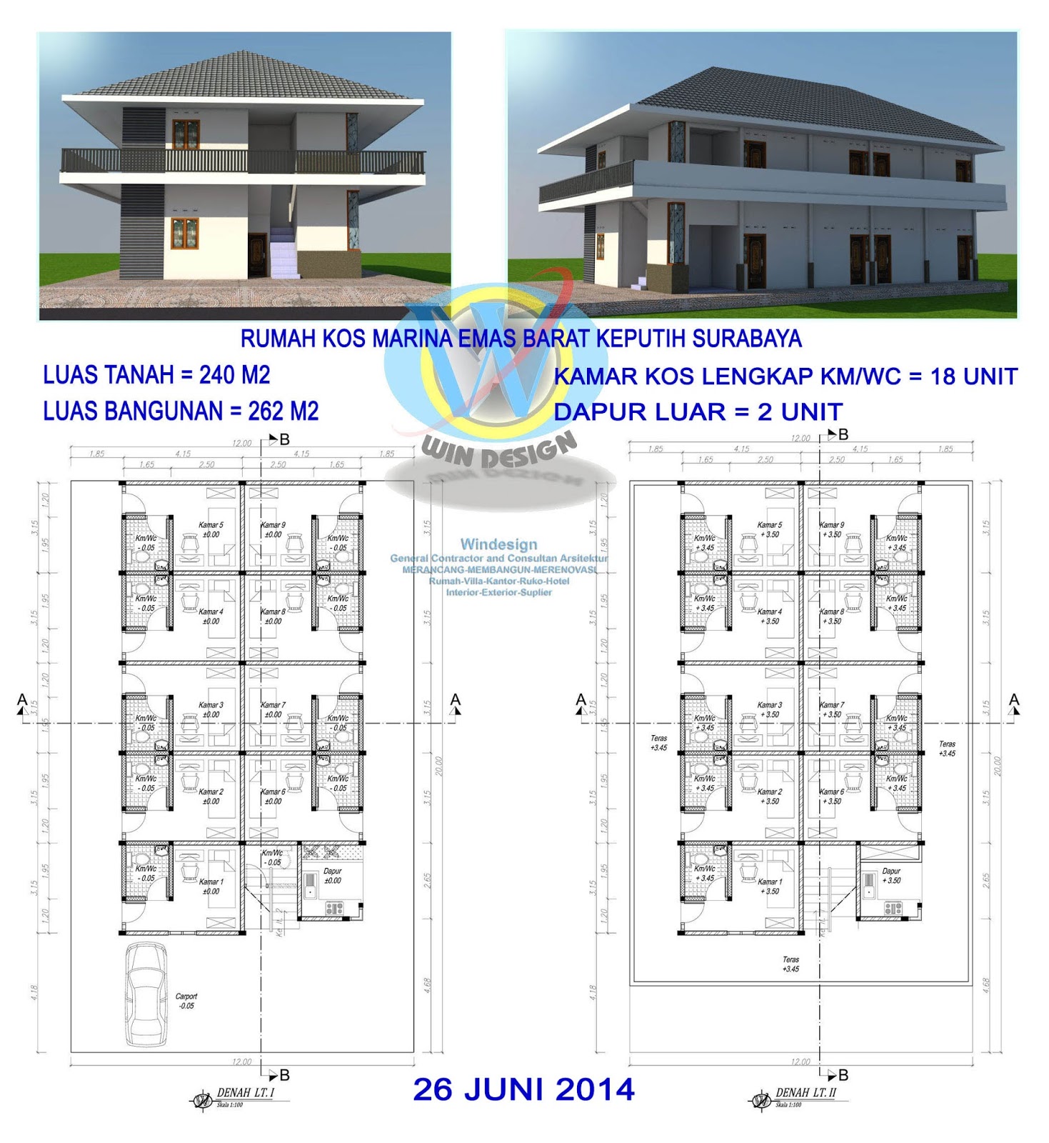 100 Gambar Rumah Kost Minimalis 2 Lantai Gambar Desain Rumah Minimalis