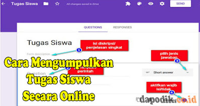 Cara Mudah Bagi Guru Untuk Mengumpulkan Tugas Siswa Jenjang SD, SMP, SMA dan SMK Sederajat Secara Online