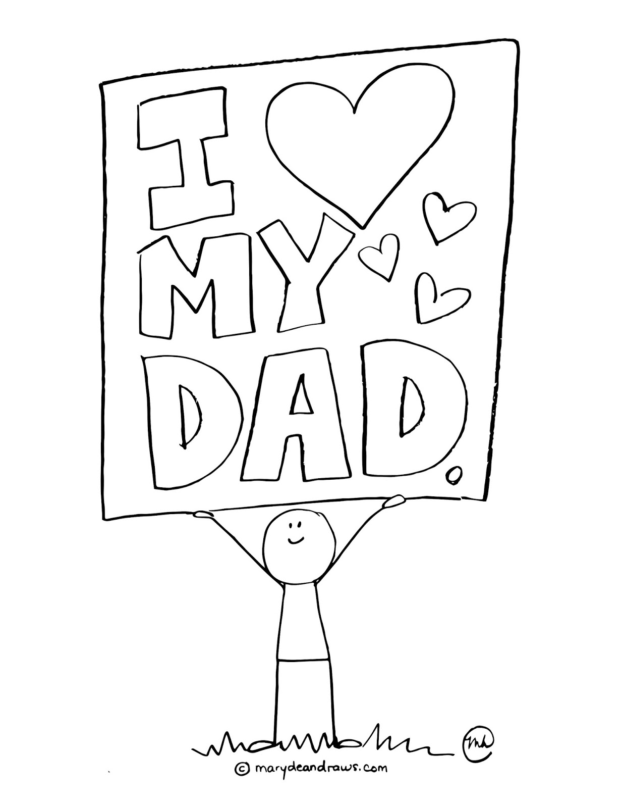 Bible Coloring Pages For Father's Day 8