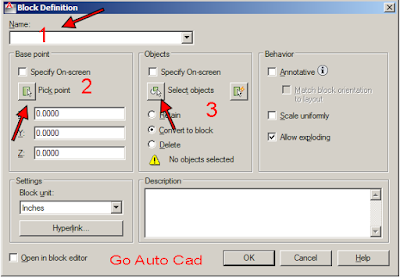 Mengenal Block Autocad dan cara Pembuatanya