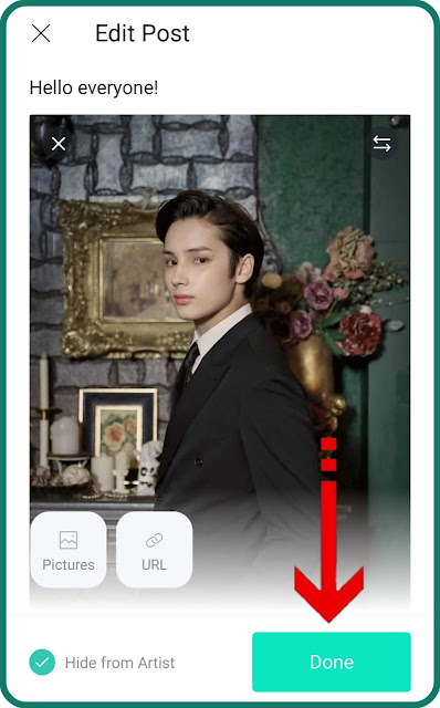 postingan weverse siap di kirim