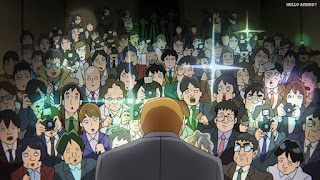 モブサイコ100アニメ 2期7話 霊幻新隆 記者会見 Reigen | Mob Psycho 100 Episode 19