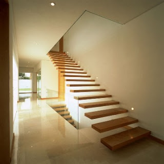 stair shape modern house design of dynamic