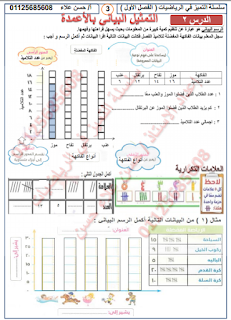 كاملة مذكرة التميز في الرياضيات الصف الثالث الابتدائى الترم الأول 2023 أ / حسن علاء حسن