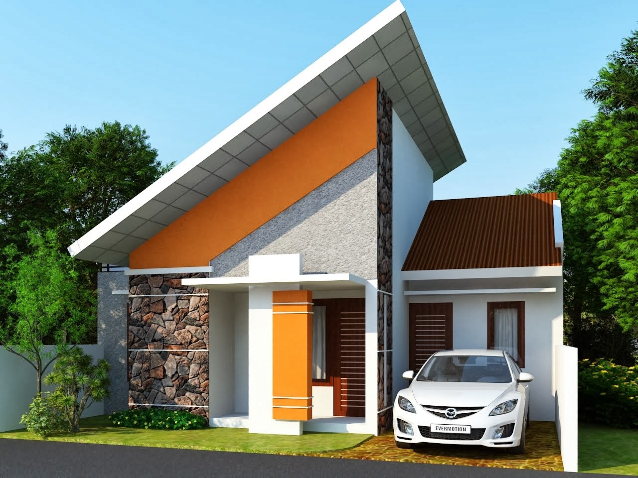 Contoh Model  Atap Rumah  Minimalis Modern  Kumpulan Gambar 