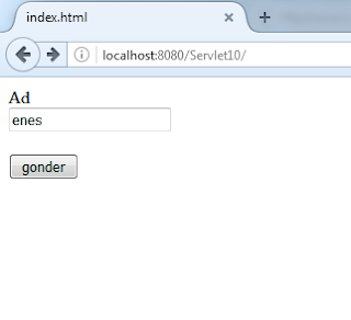 Servlet HttpSession projesi