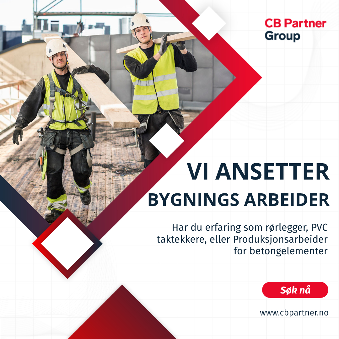 Bygningsarbeider jobber