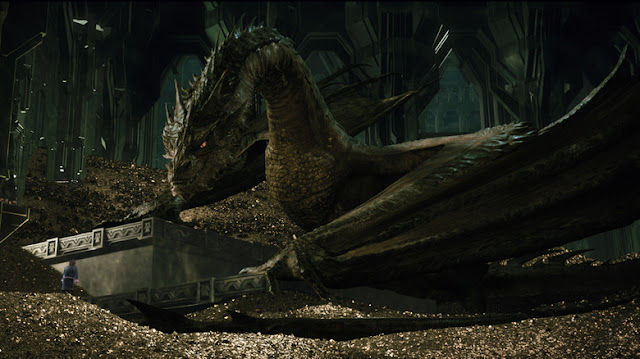 Dragons in hobbit Movie