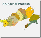Arunachal Pradesh map