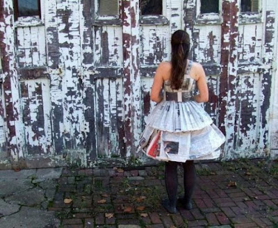 newspaper dress