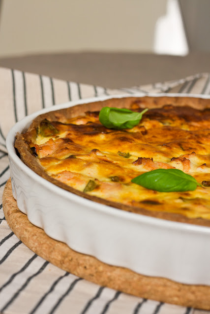 Quiche sa prazilukom i lososom