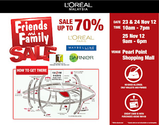 L'Oreal Friends & Family Sale 2012