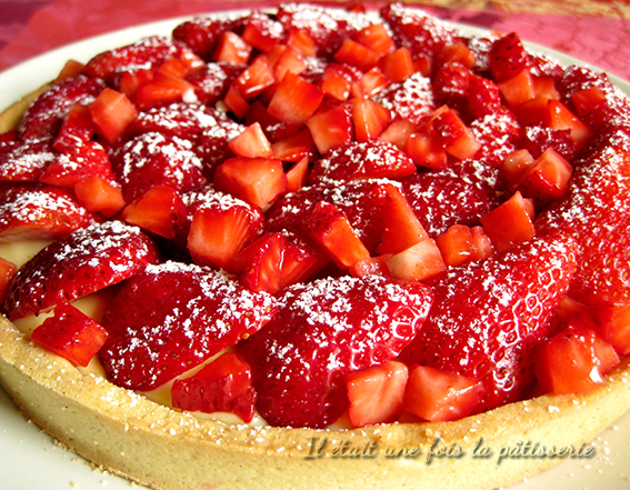 tarte aux fraises