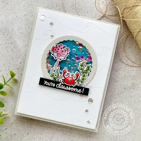 s, Best Fishes & Fancy Frames Summer Themed Shaker Card by Angelica Conrad