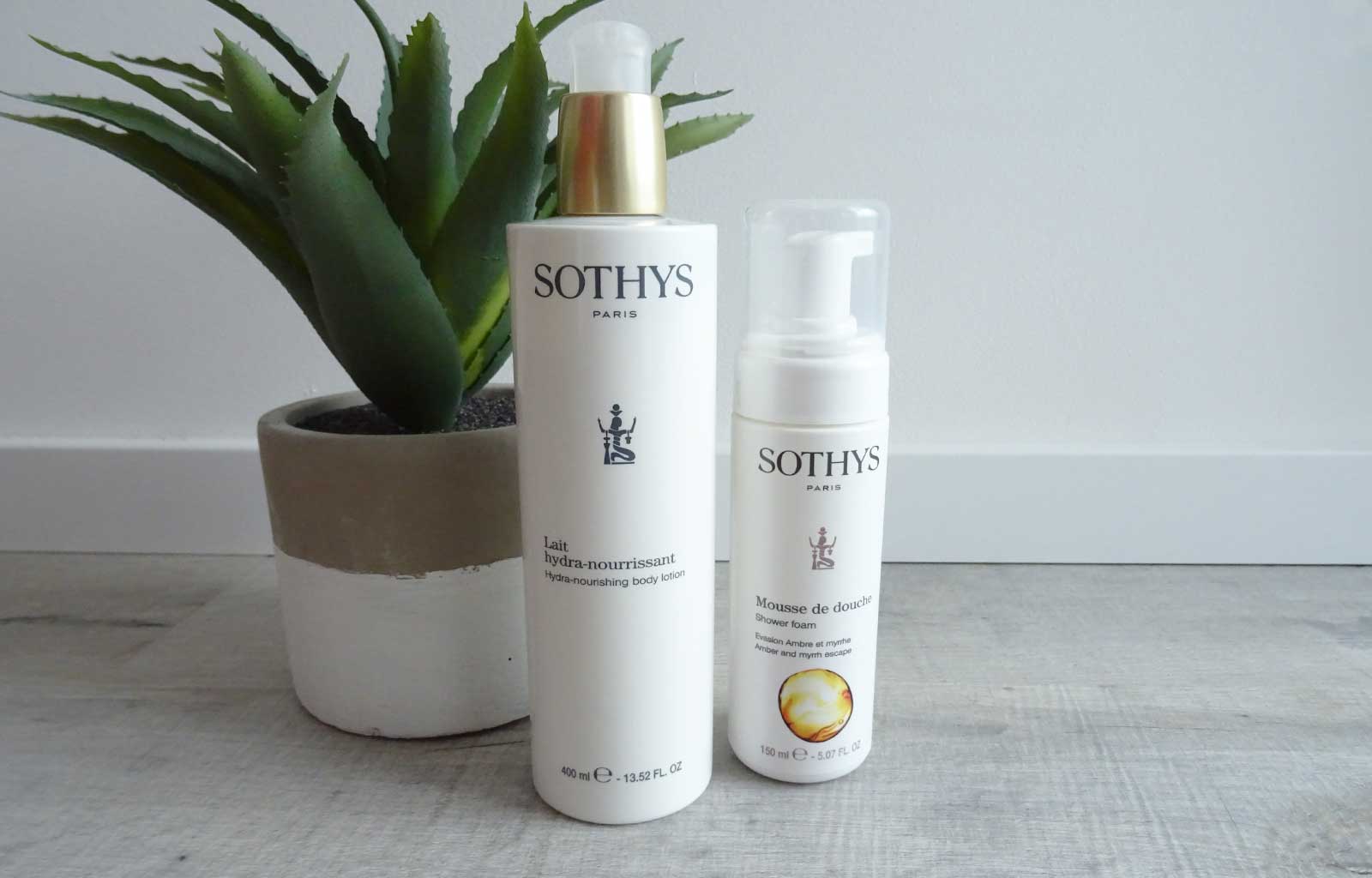 lait corps hydra-nourrissant mousse douche sothys