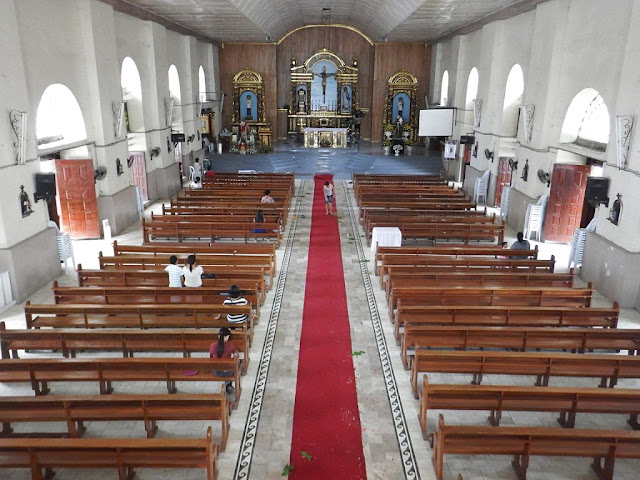 choir loft view of St. Francis Xavier Parish Church Palompon