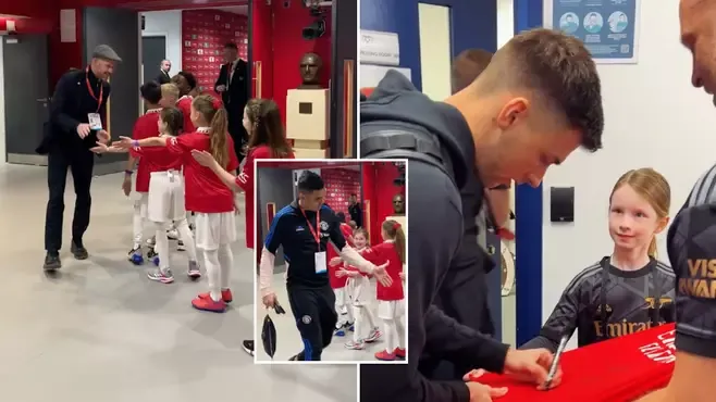 Manchester United's mascot video throws shade at Arsenal before Brighton game