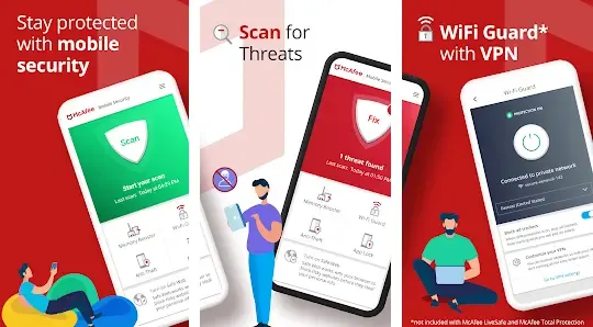 مميزات برنامج Mcafee Mobile Security لحماية الهاتف من الفيروسات