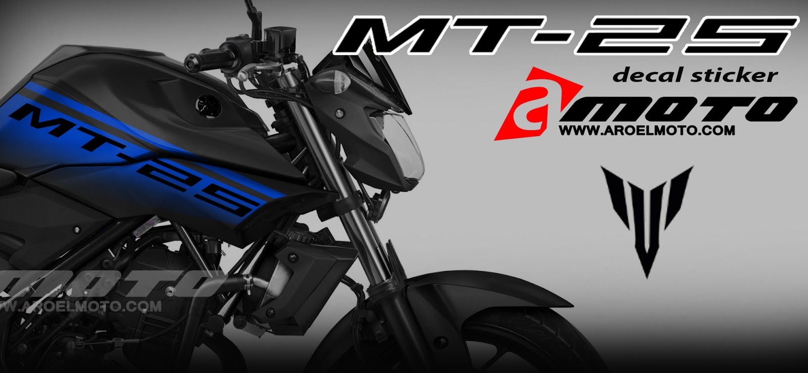 INSPIRASI DECAL STIKER UNTUK YAMAHA MT 25 ALA AROELMOTO