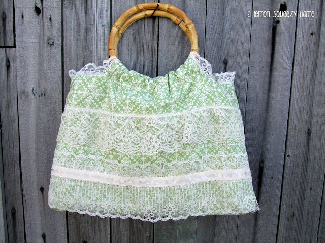 Lace purse sewing tutorial