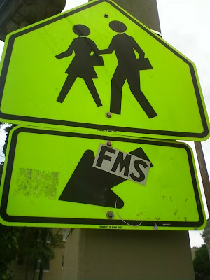 FMS sticker graffiti sign miami beach