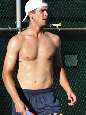 Ryan Sweeting Shirtless at Cincinnati Open 2010