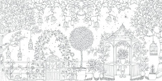 Beautiful Garden Coloring Pages