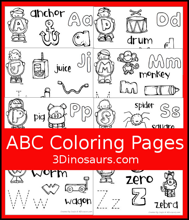 Coloring Pages Alphabet Coloring