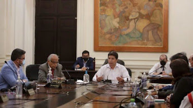 Pedro Castillo lideró sesión extraordinaria del Consejo de Ministros por paro indefinido