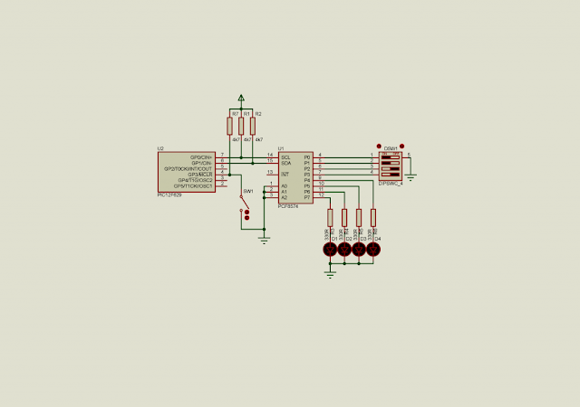 Reading The Digital Input Output From PCF8574 Using PIC16F629