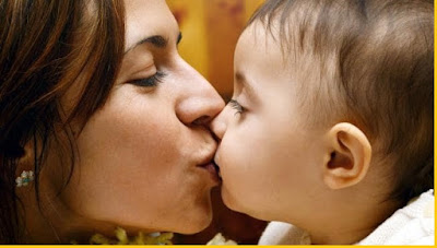 You may see it as a sign of affection but research suggests you should not kiss a baby on the lips