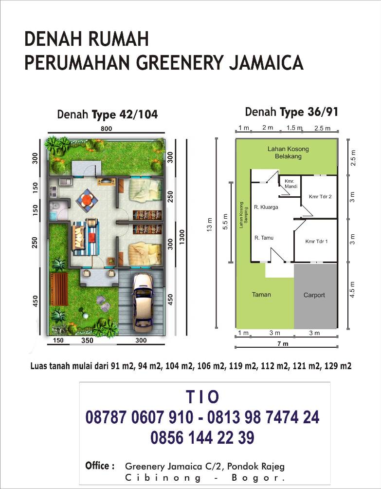 Desain dan Denah Rumah Minimalis