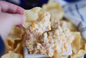 A flavorful crock pot chip dip great for all occasions 