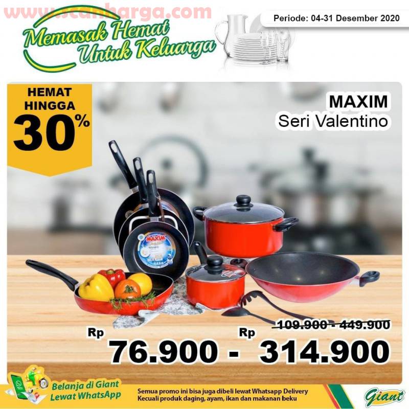 Giant Promo harga Spesial Teflon Maxim Seri Neostone - Diskon hemat hingga 30% 2