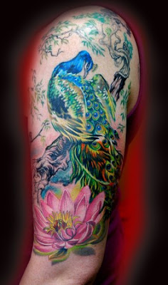 Peacock Hand Tatto Design-Best Tattoos Collection