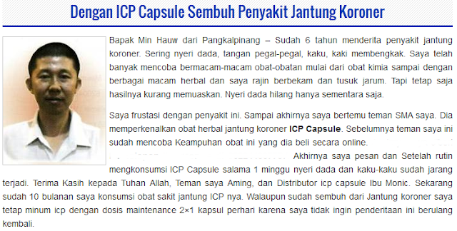 testimoni icp capsule