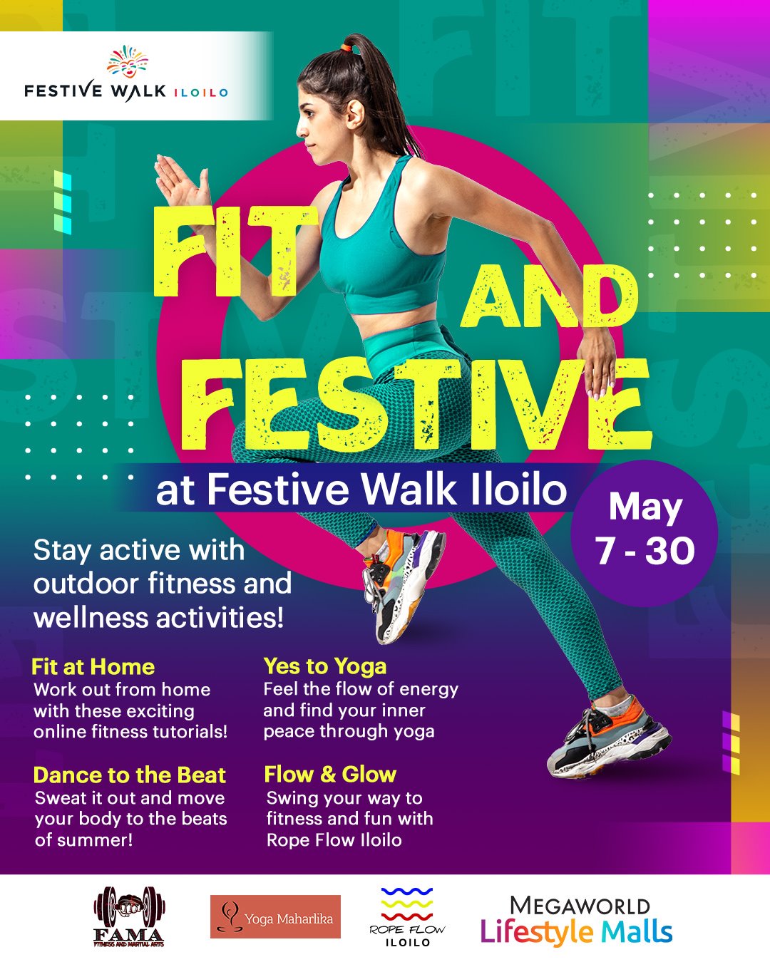 Stay in shape with Festive Walk Iloilo's 'Fit & Festive' outdoor activities!