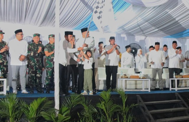 Pj Gubernur Sumut dan Wali Kota Medan Lepas Pawai Kendaraan Takbiran  