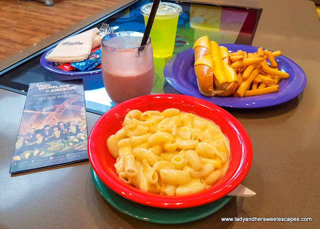 lunch at IMG Worlds of Adventure