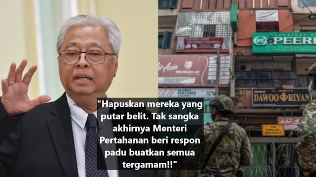 Niat buruk sampai putar belit. Tak sangka akhirnya Menteri Pertahanan beri respon padu bila ada yang cuba putar belit kenyataan dia