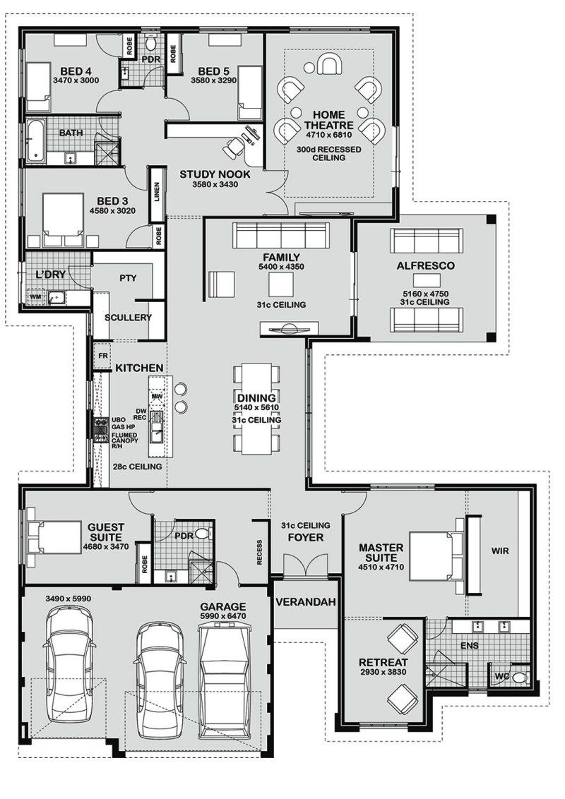  Desain  Rumah  Minimalis  5  Kamar  Tidur  2  Lantai  Desain  Rumah 