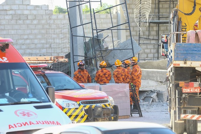 Duas pessoas morrem e uma fica ferida após desabamento em obra de supermercado em Pacajus