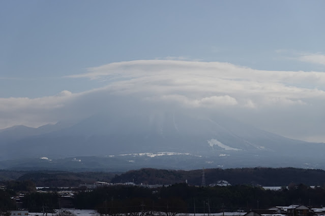 鳥取県米子市東八幡 出雲街道 大山の眺望